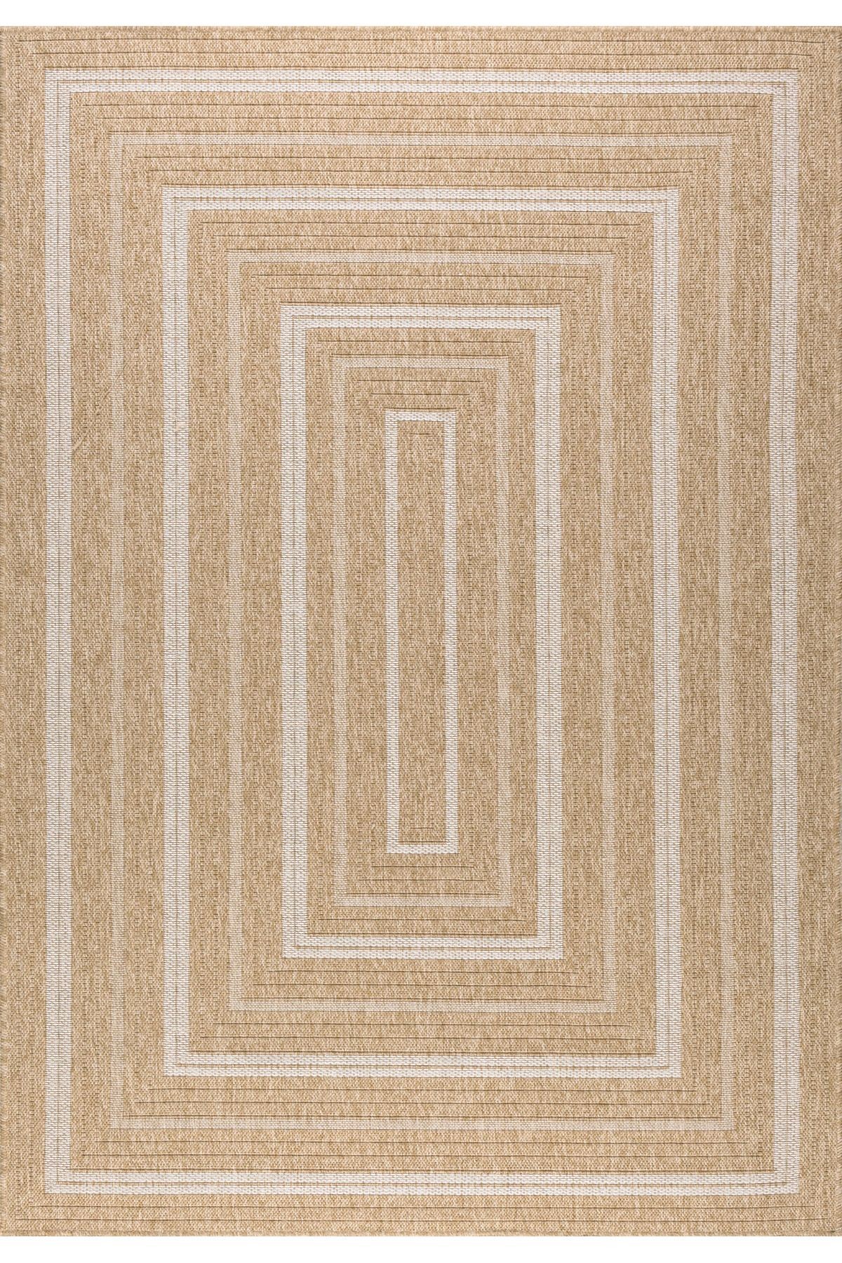 Naturel Jüt Halı Modern Örme Kilim 8863