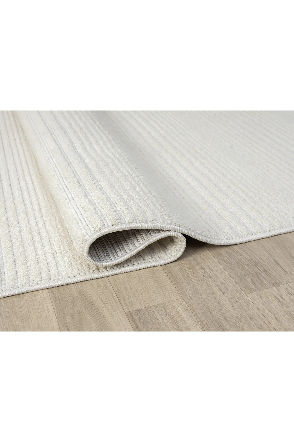 Step Serisi Naturel Bukleli Yumuşak Dokulu Iskandinav Dokuma Halı