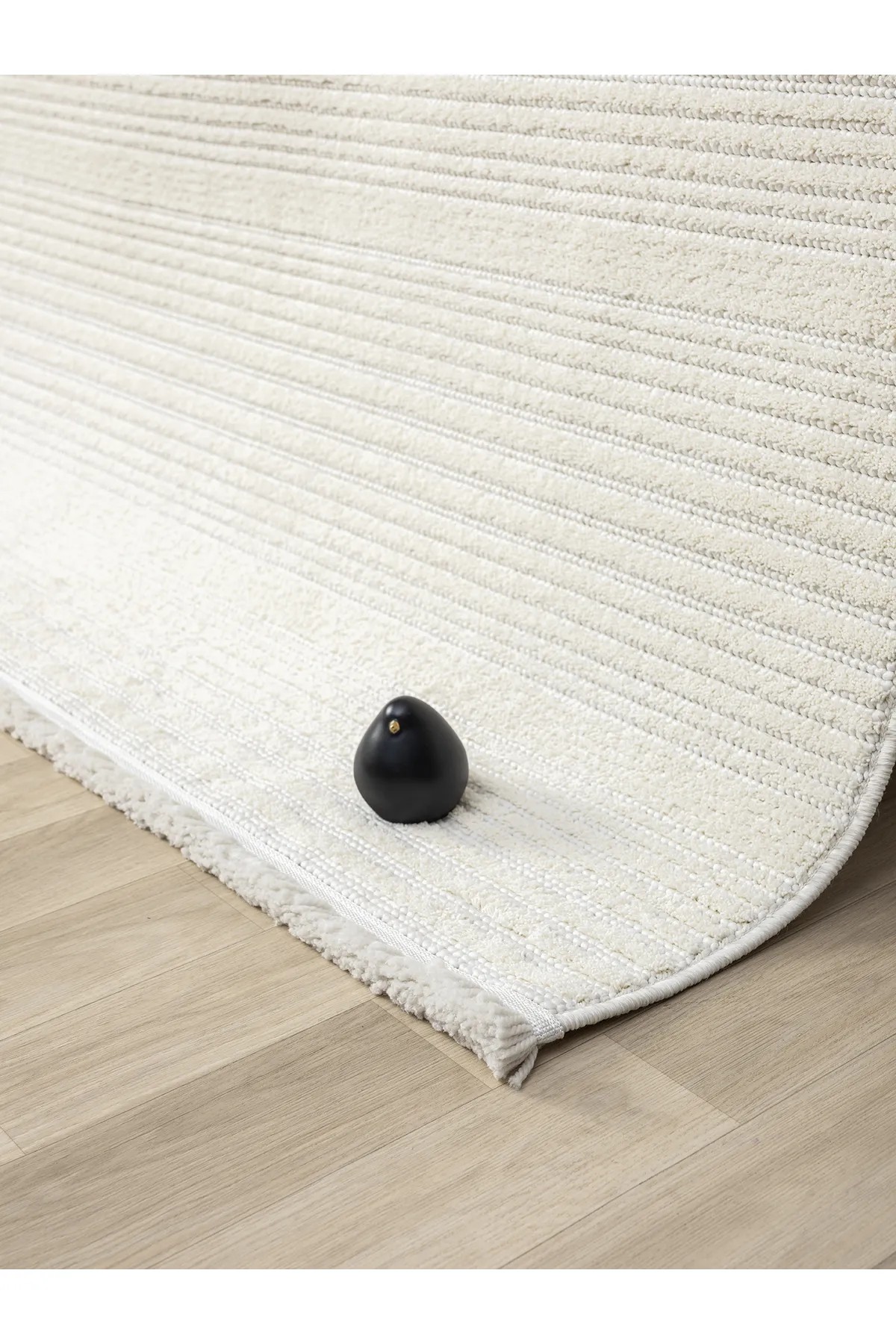 Step Serisi Naturel Bukleli Yumuşak Dokulu Iskandinav Dokuma Halı
