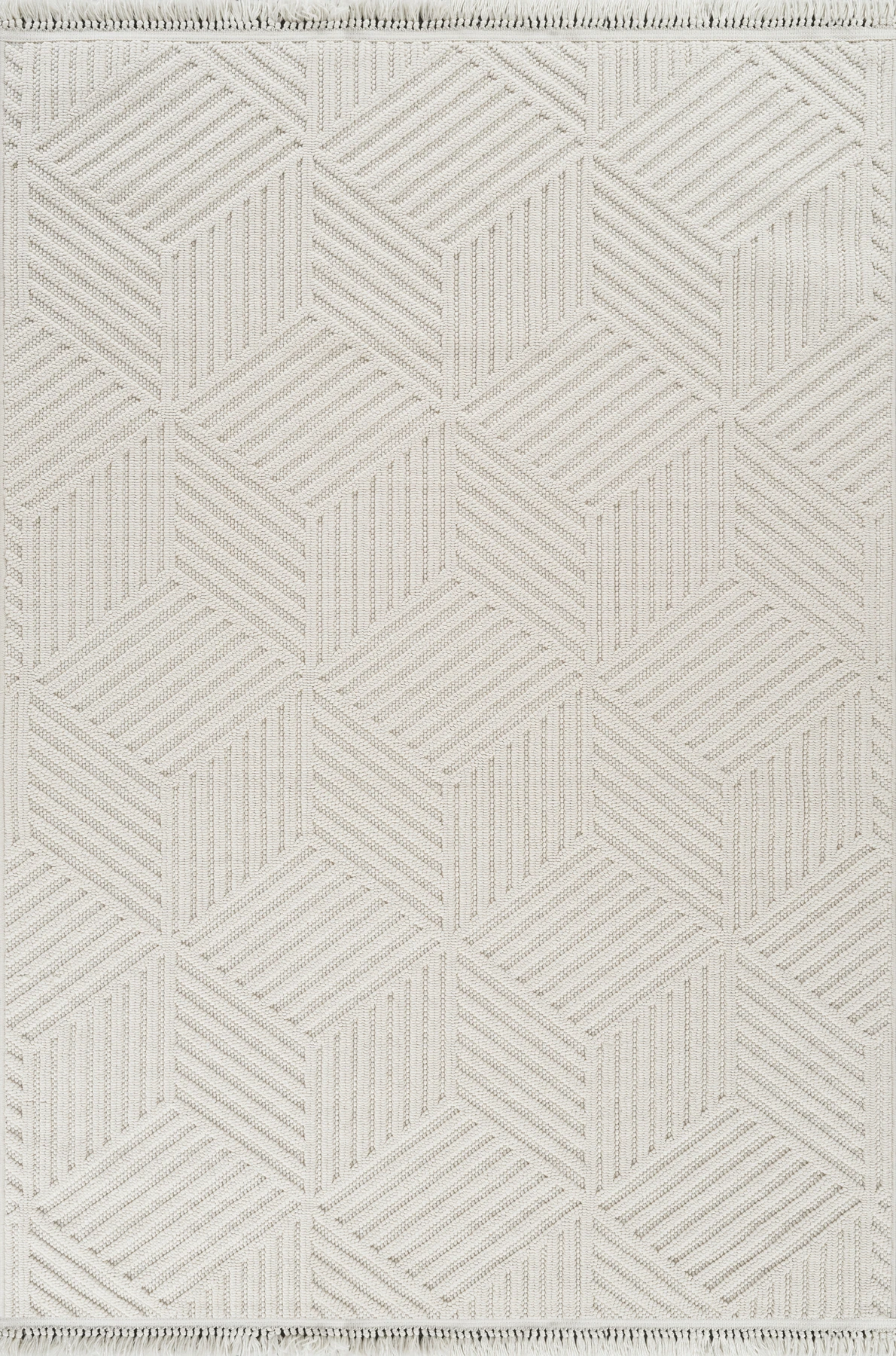 Naturel Bukleli Yumuşak Dokulu Iskandinav Dokuma Halı