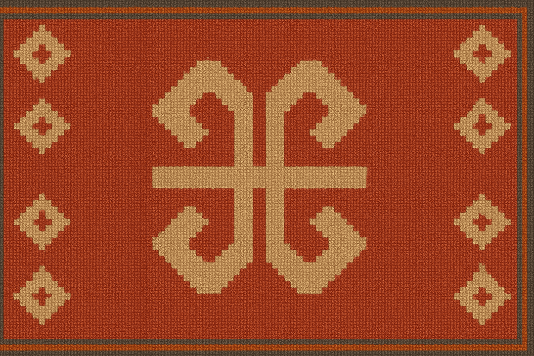 Damga kilim motifi