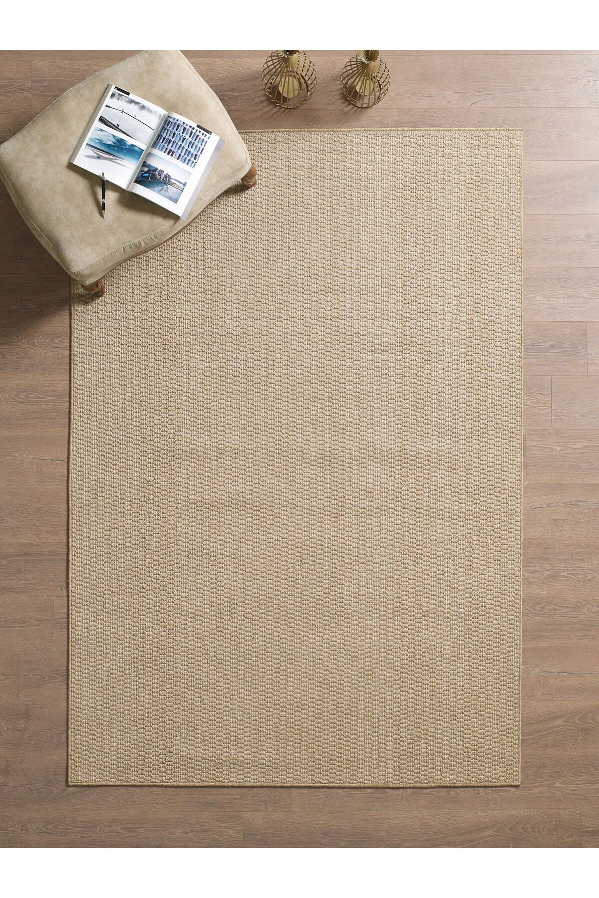 Naturel Sisal Jüt Halı Modern Yıkanabilir Toz Vermez Halı