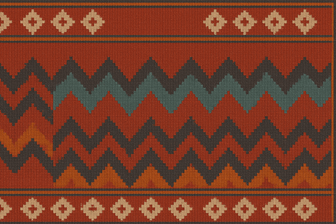 Su yolu kilim motifi