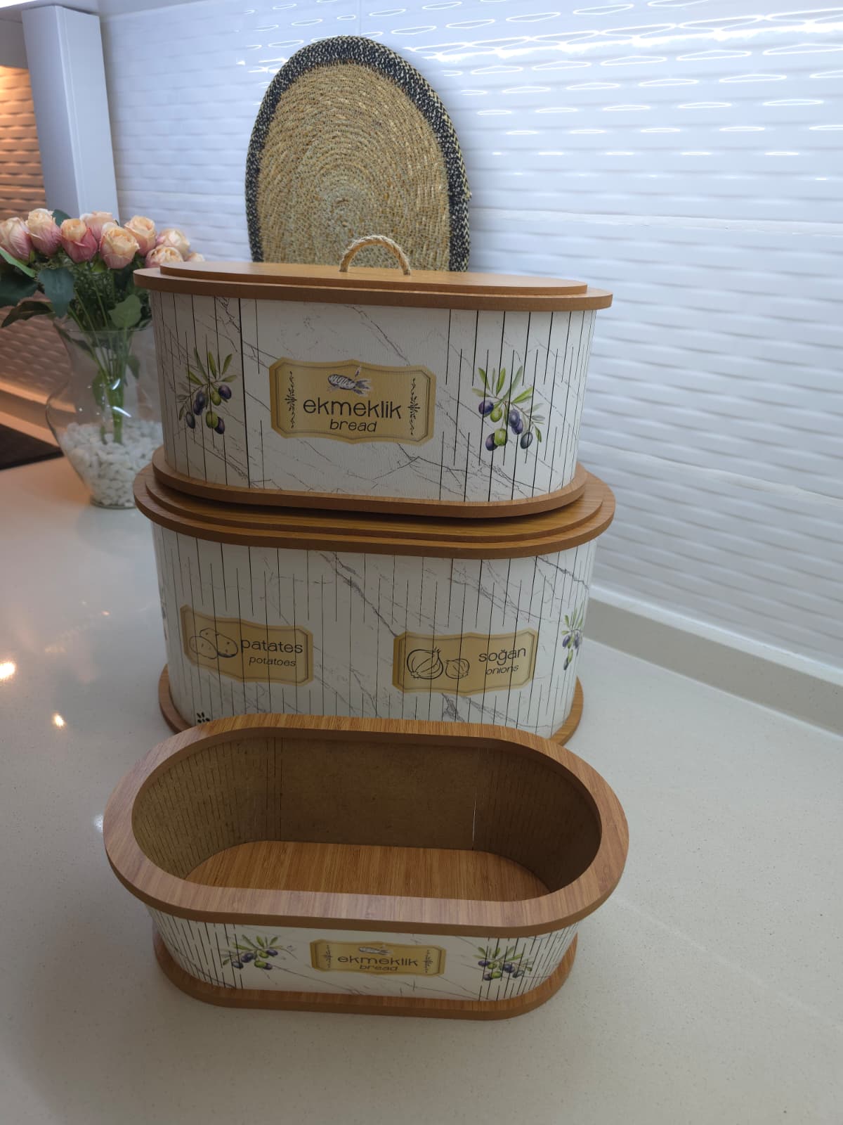 Sebzelik ve Ekmeklik 3 lü set