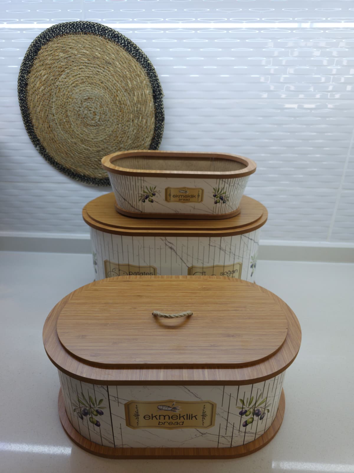 Sebzelik ve Ekmeklik 3 lü set