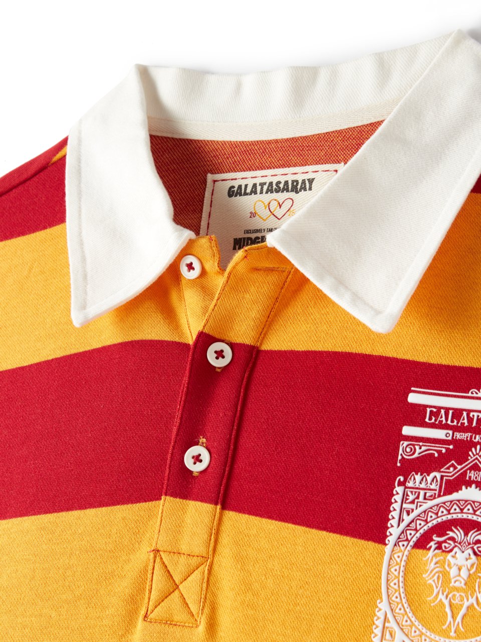 Galatasaray Çizgili Polo Sweat