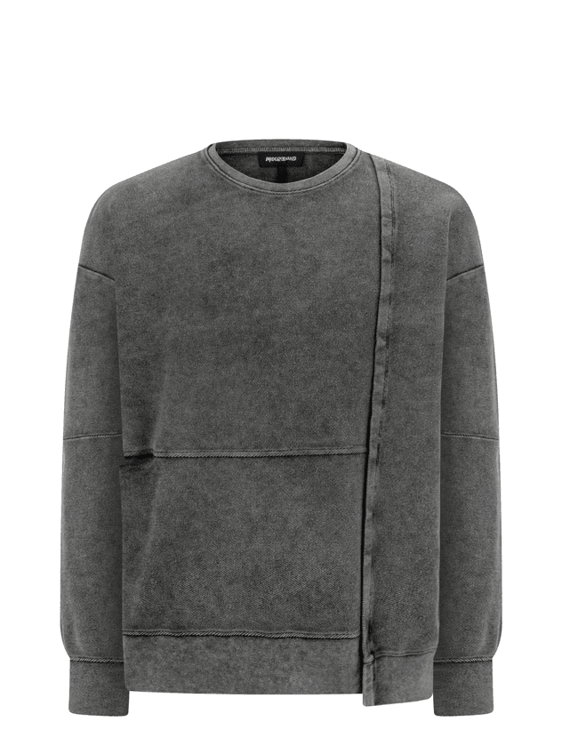 Drop #M008 Sweatshirt - Washed Grey