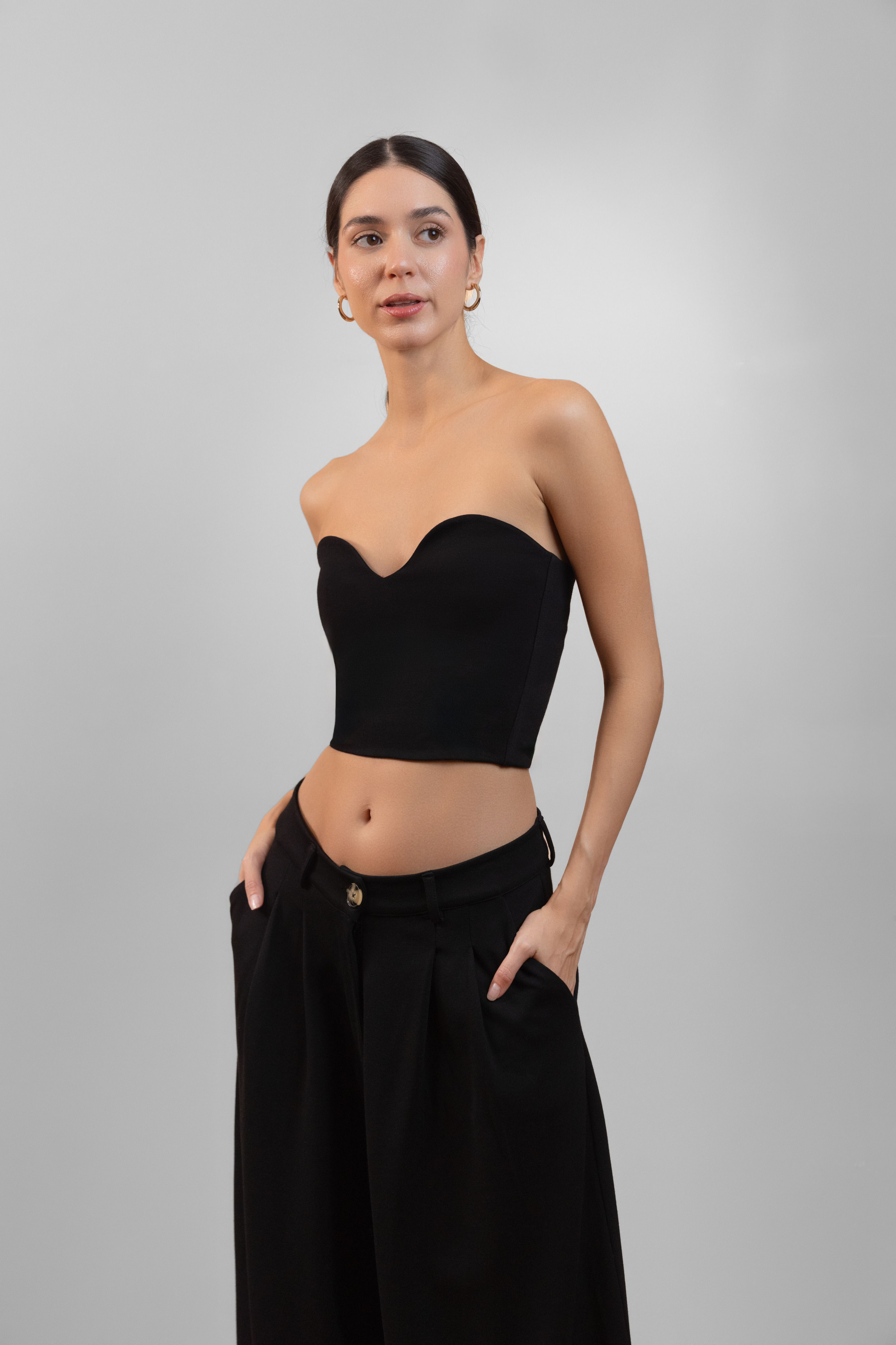 7Ground X Ayşe Köroğlu Büstiyer - Premium - Siyah