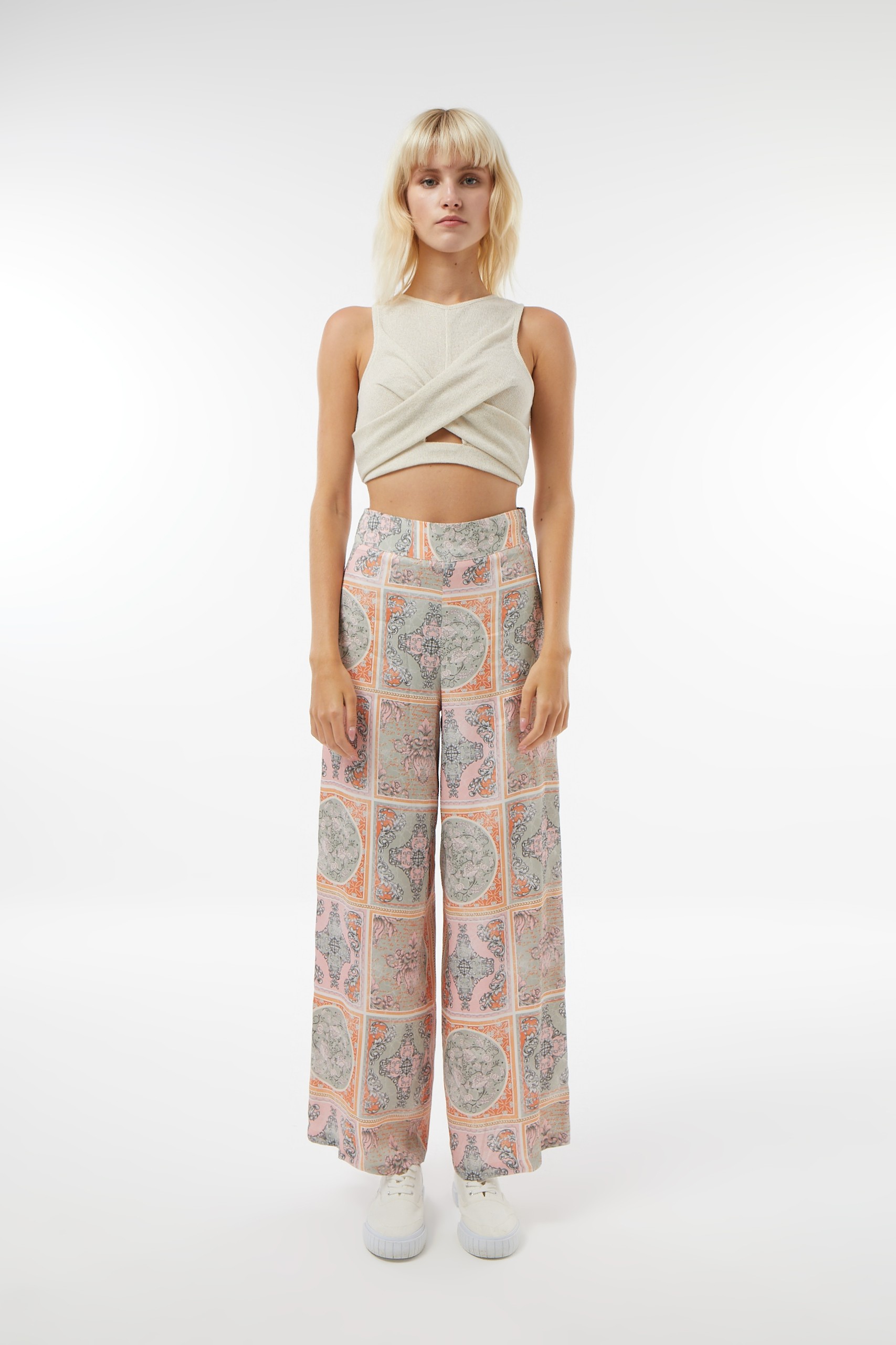 Drop #W020 Cropped Top - Ecru