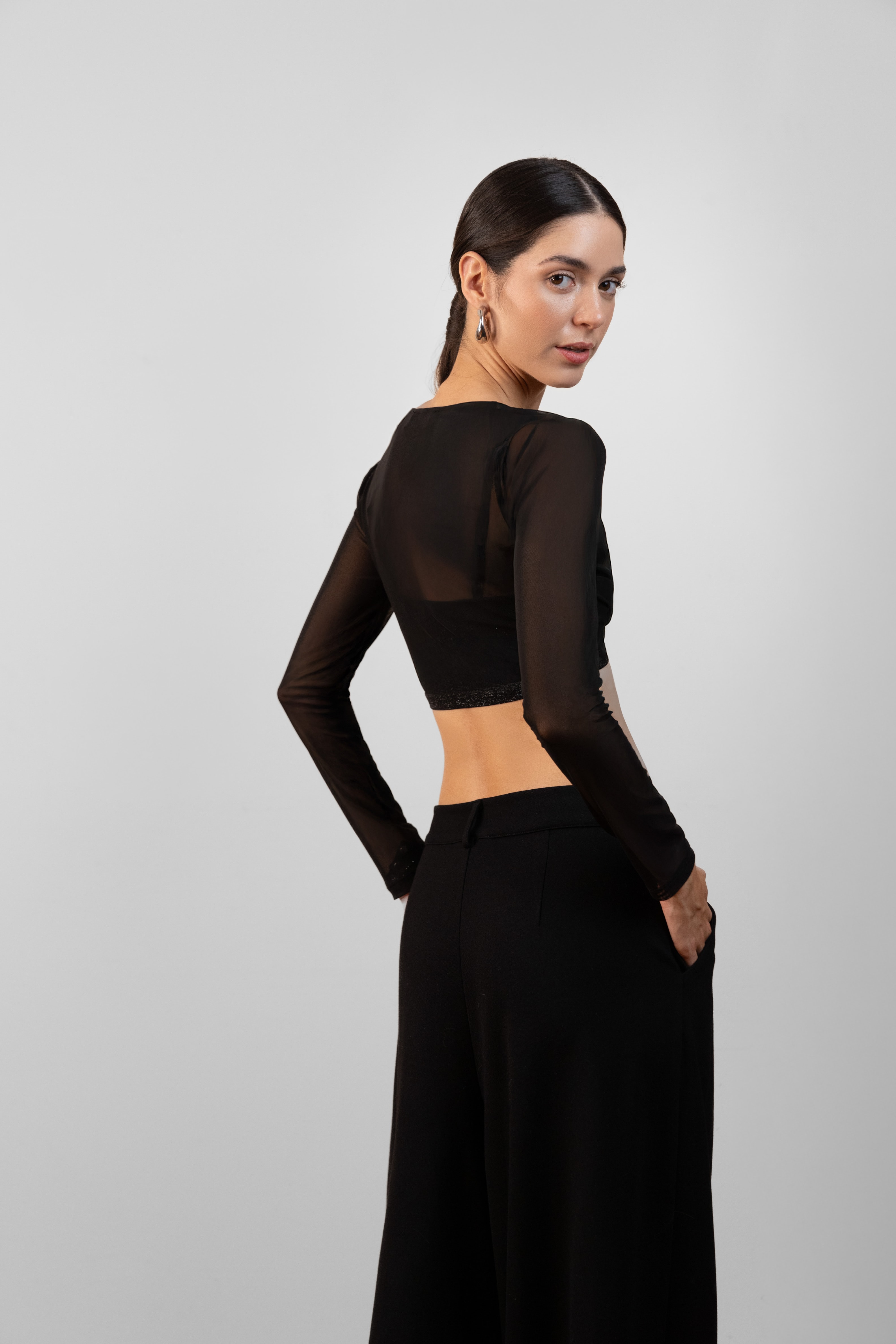 7Ground X Ayşe Köroğlu Mesh Bolero