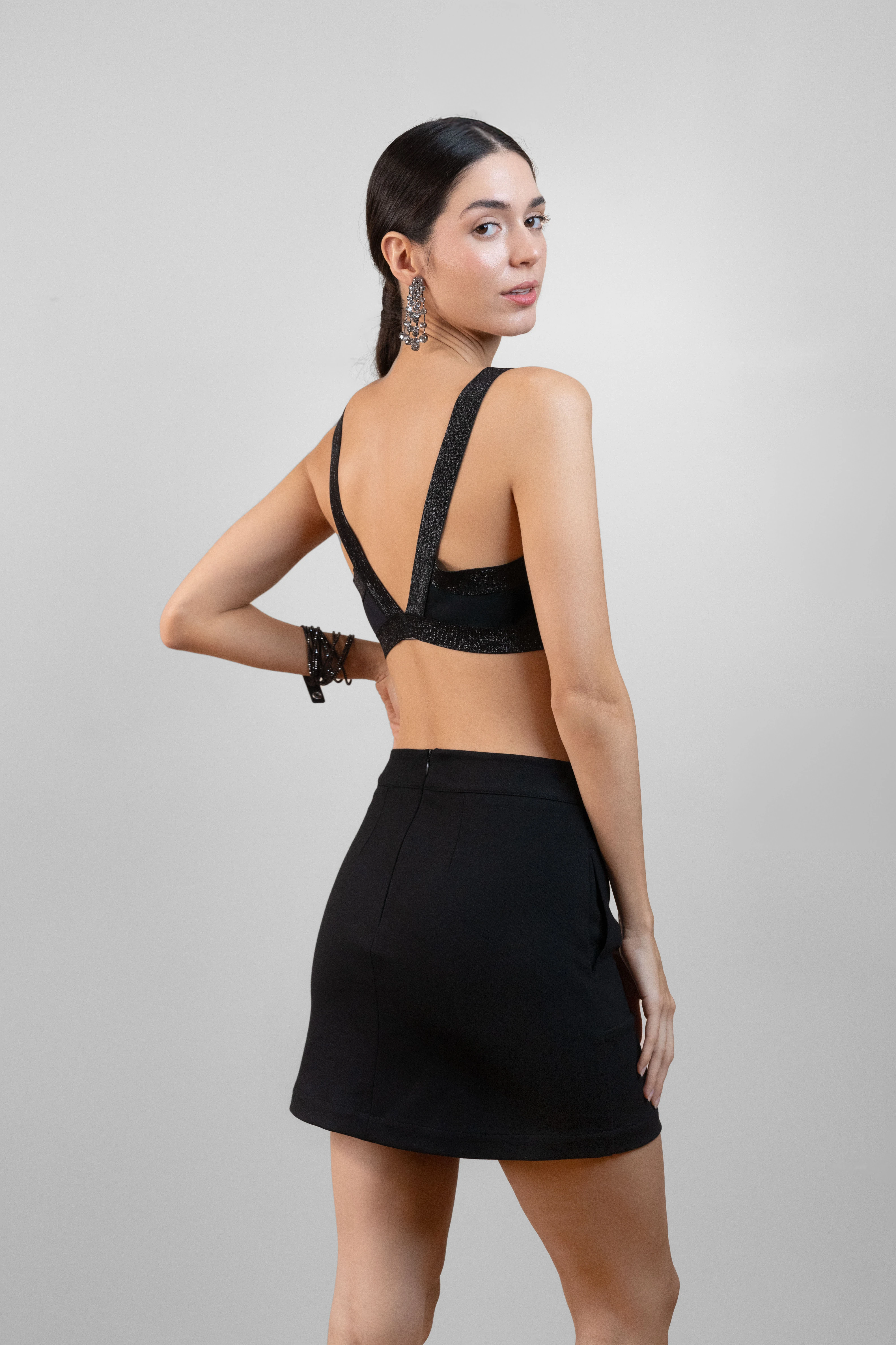 7Ground X Ayşe Köroğlu Mini Etek- Premium