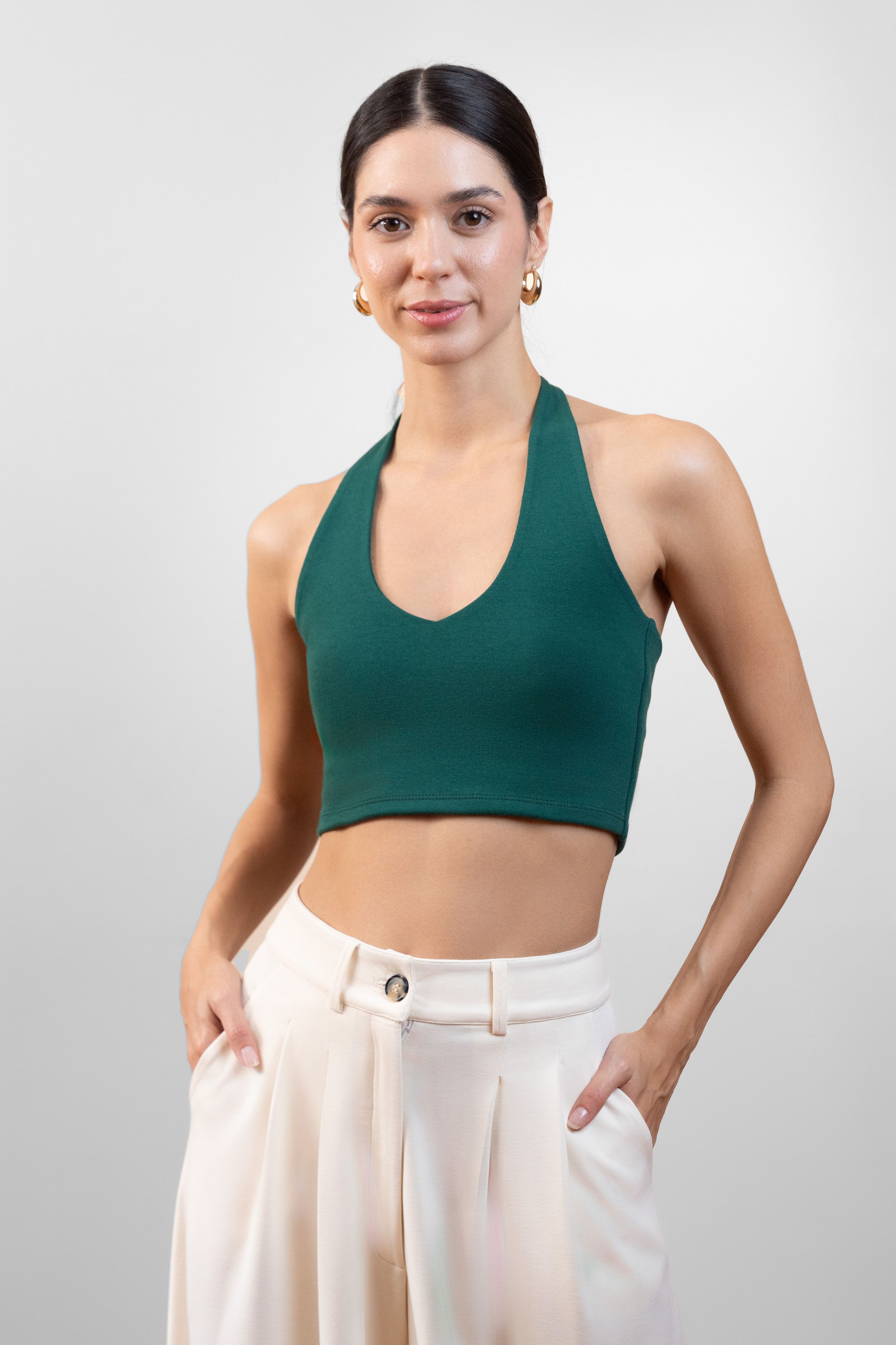 7Ground X Ayşe Köroğlu Askılı Bra - Yesil