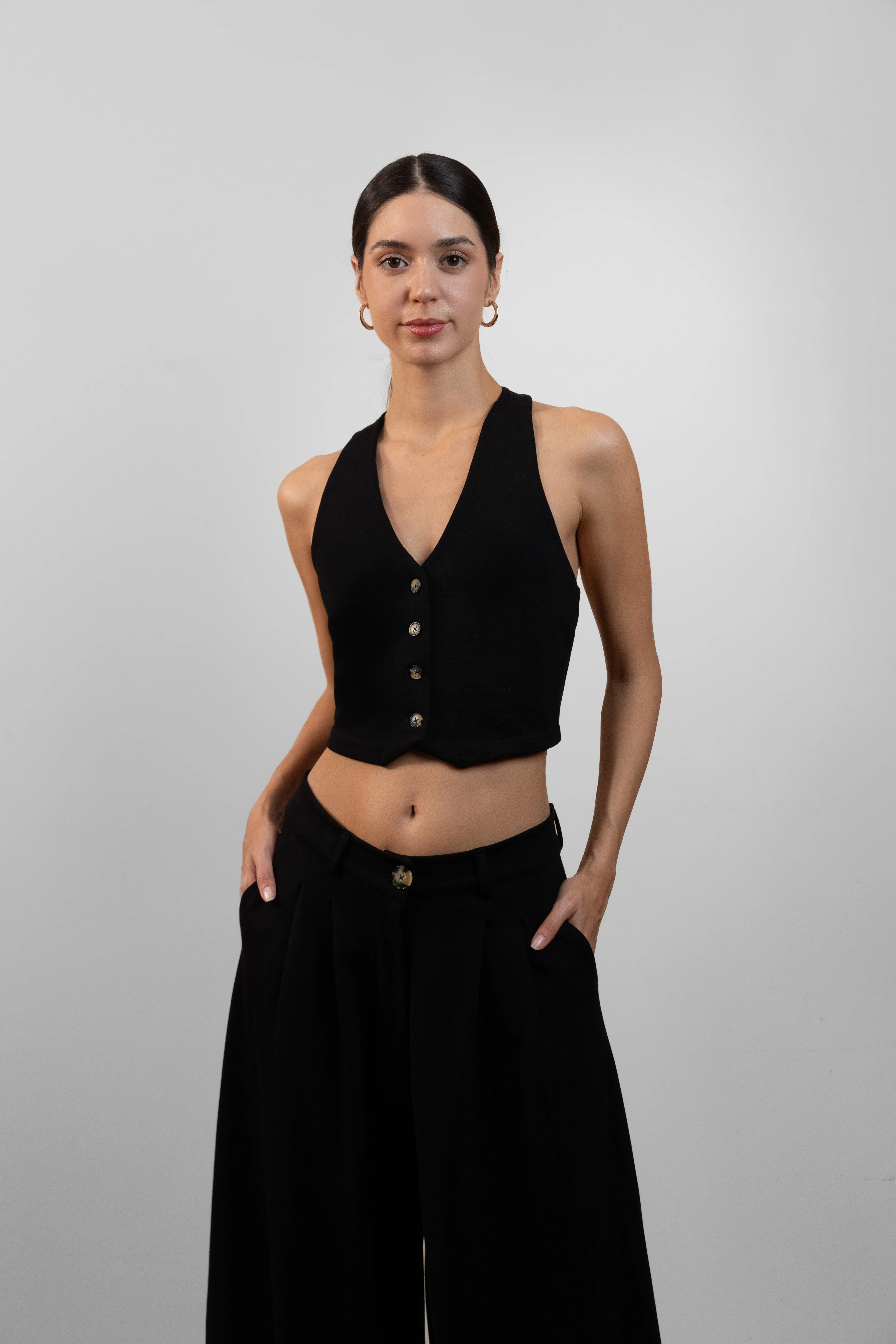 7Ground X Ayşe Köroğlu Yelek- Premium - Siyah