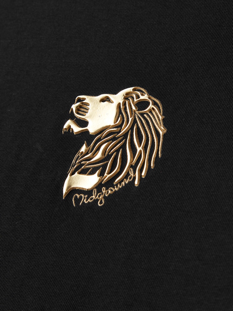 Galatasaray Aslan Logolu Siyah Basic T-Shirt