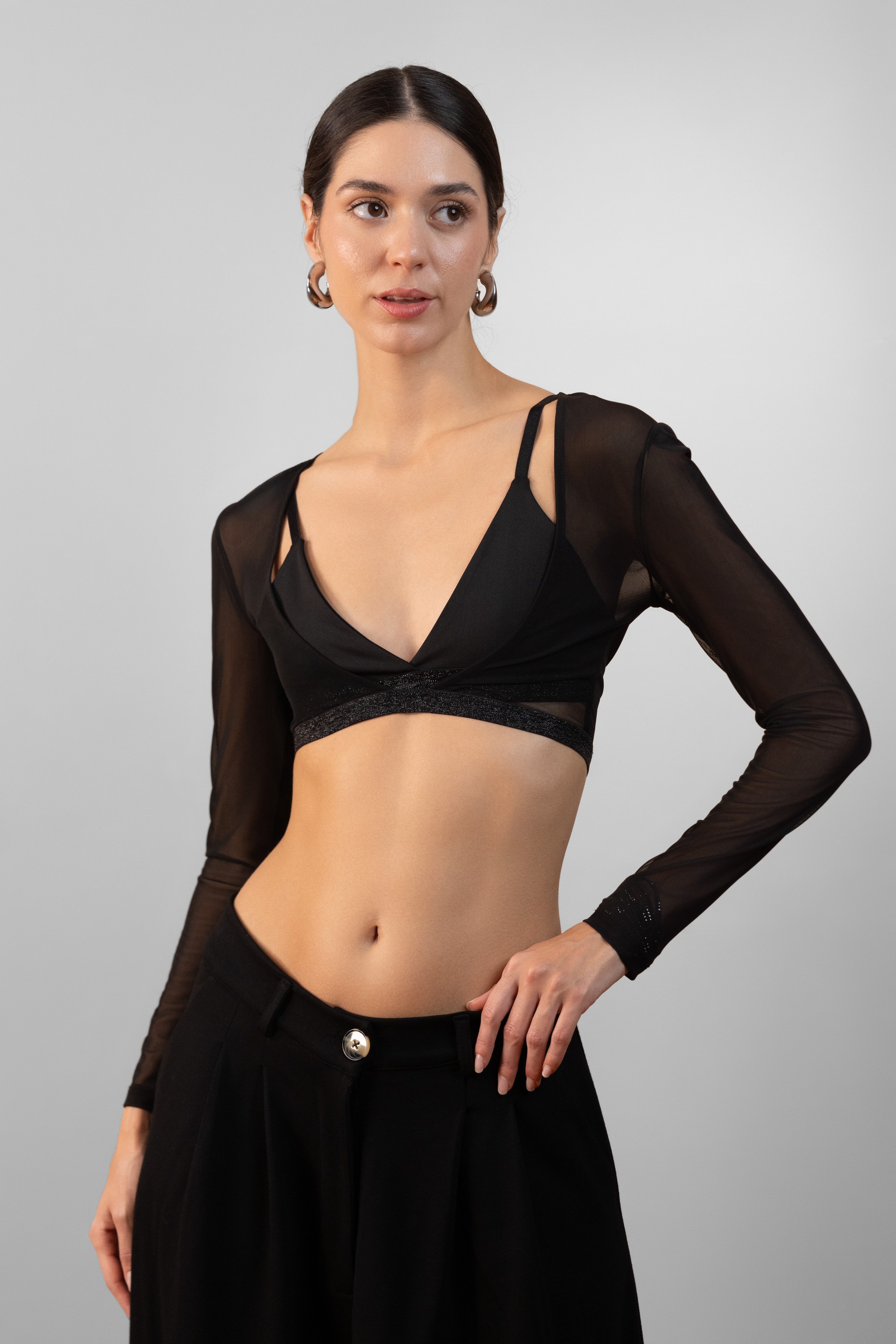 7Ground X Ayşe Köroğlu Mesh Bolero