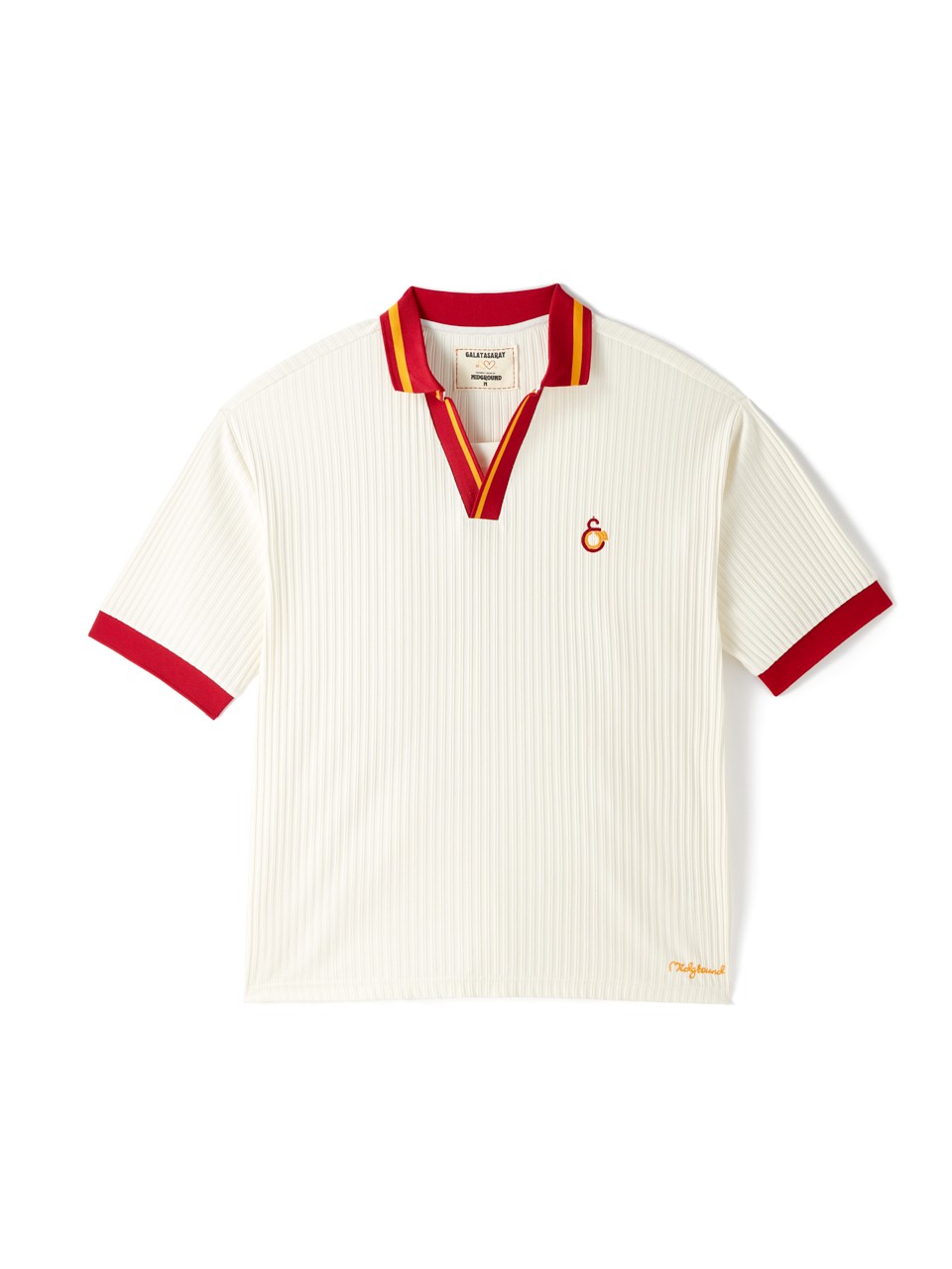 Galatasaray Ribana Polo T-Shirt - Ekru