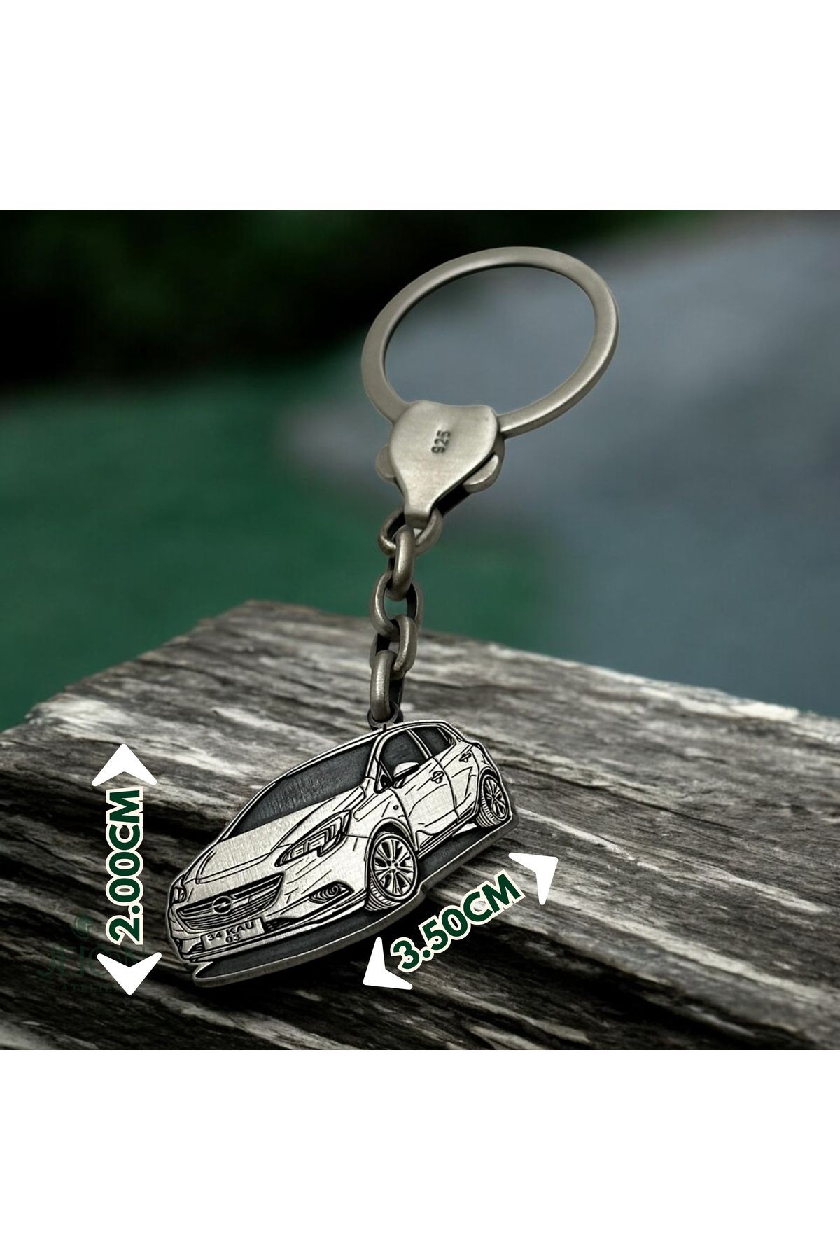 Özelleştirilebilir OPEL Anahtarlık925 Ayar Gümüş