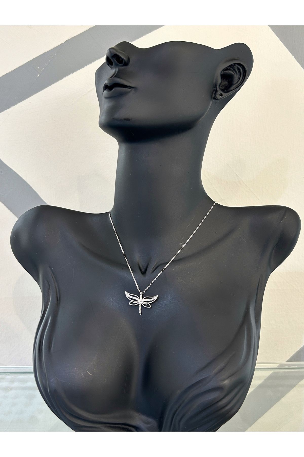 Silver Renk Yusufcuk Böceği 925 Gümüş Kolye