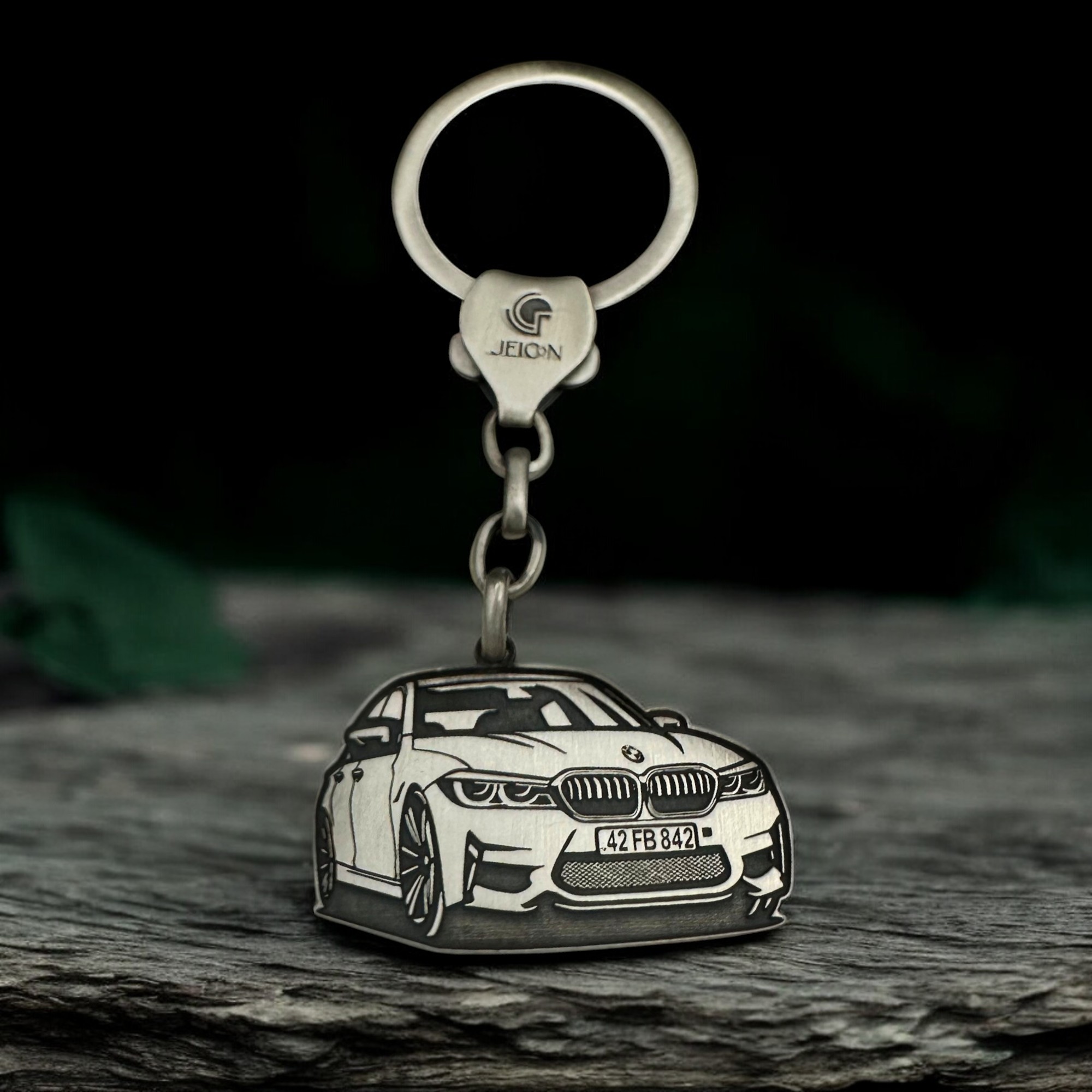 Özelleştirilebilir BMW Anahtarlık 925 Ayar Gümüş