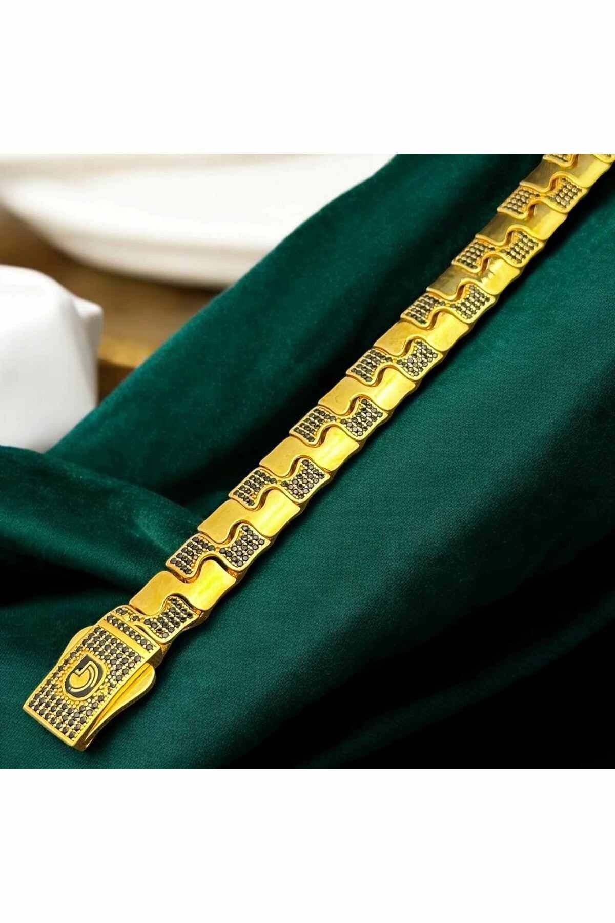 Zeal Altın Kaplama Gurmet Bileklik