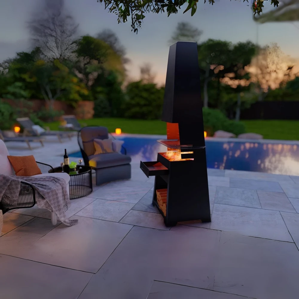 Izgaralı Piramit Ateş Çukuru 