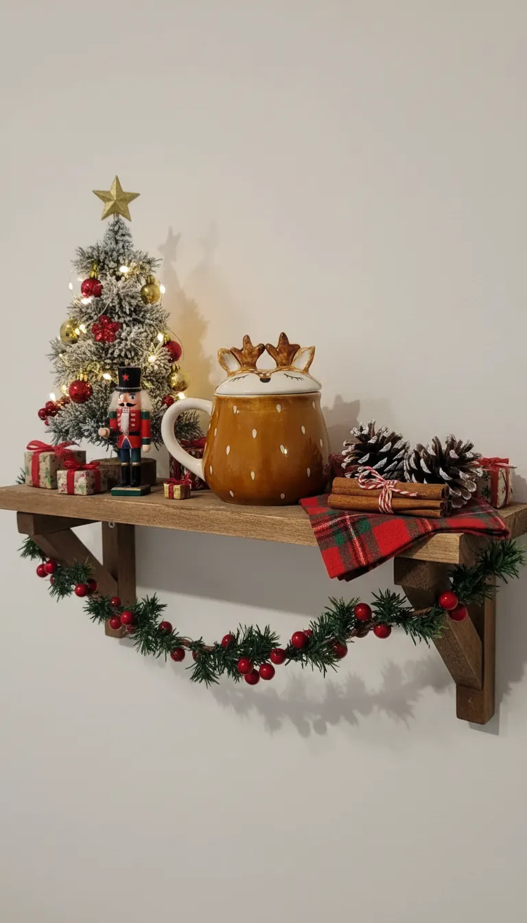 Geyik Kapaklı Mug - Kahverengi