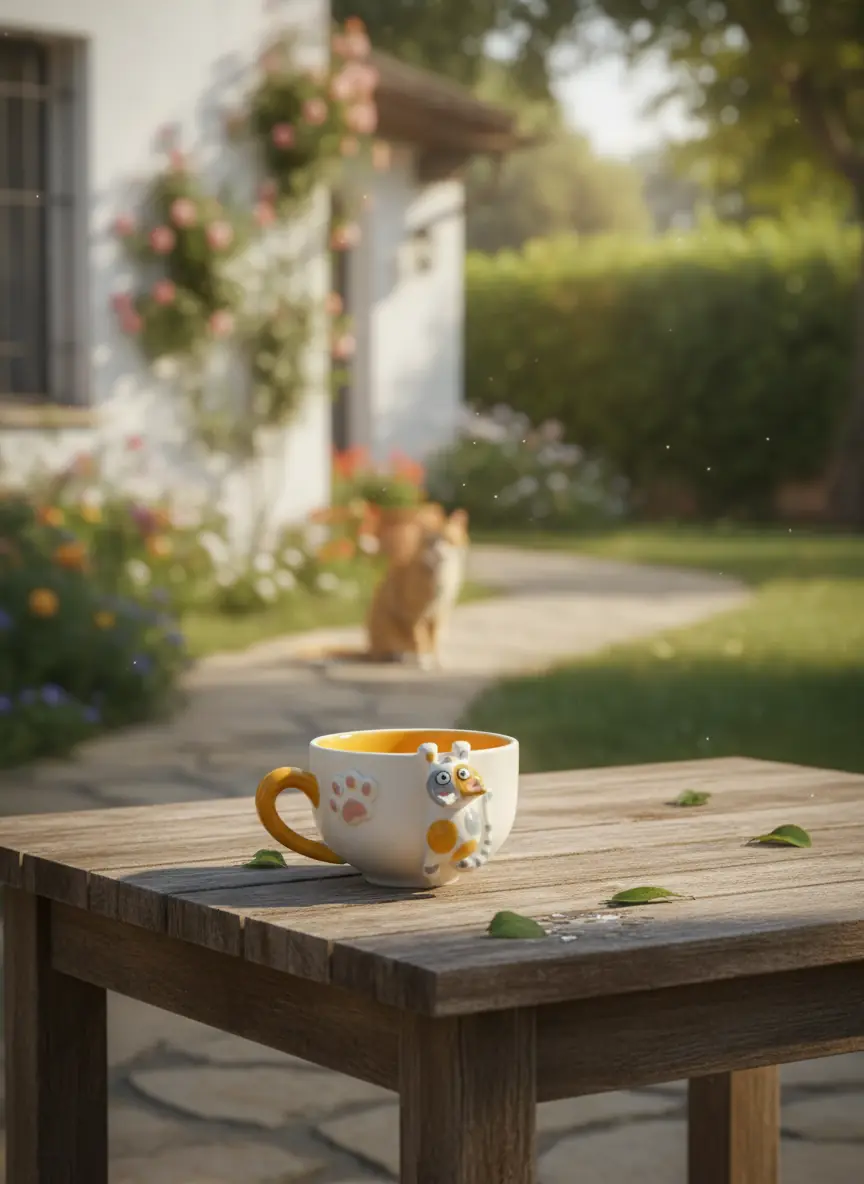 Tırmanan Kedi no.1 - Kedi Figürlü-3