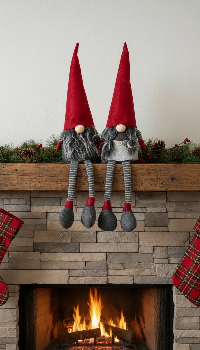 Keçe Gnome Uzun Bacak