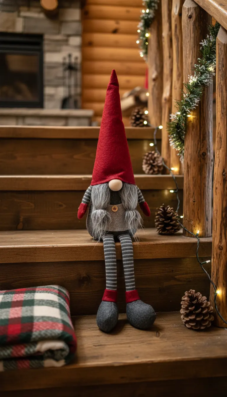 Keçe Gnome Uzun Bacak - Uzun Bacaklı Gnome - Kadın