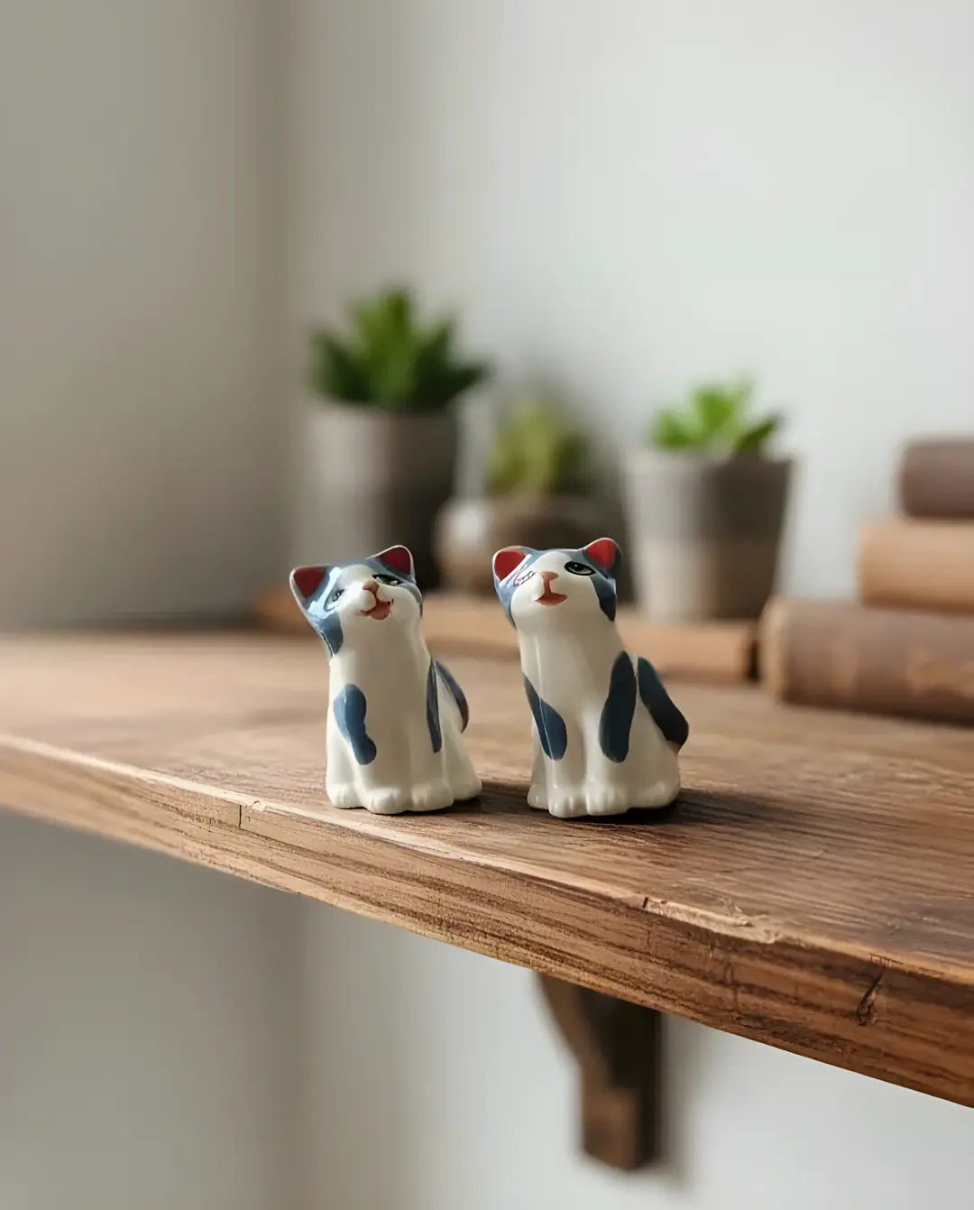 Sevimli Kedicik - Mavi Gri-Beyaz Tekir Kedi