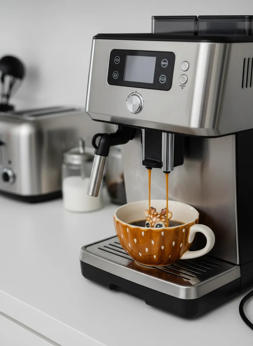 İçi Mutluluk/Geyik - Kahverengi