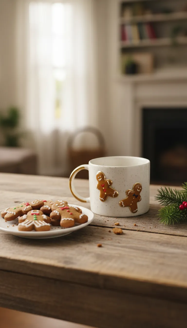 Noel Seramik Mug-Kurabiye Adam