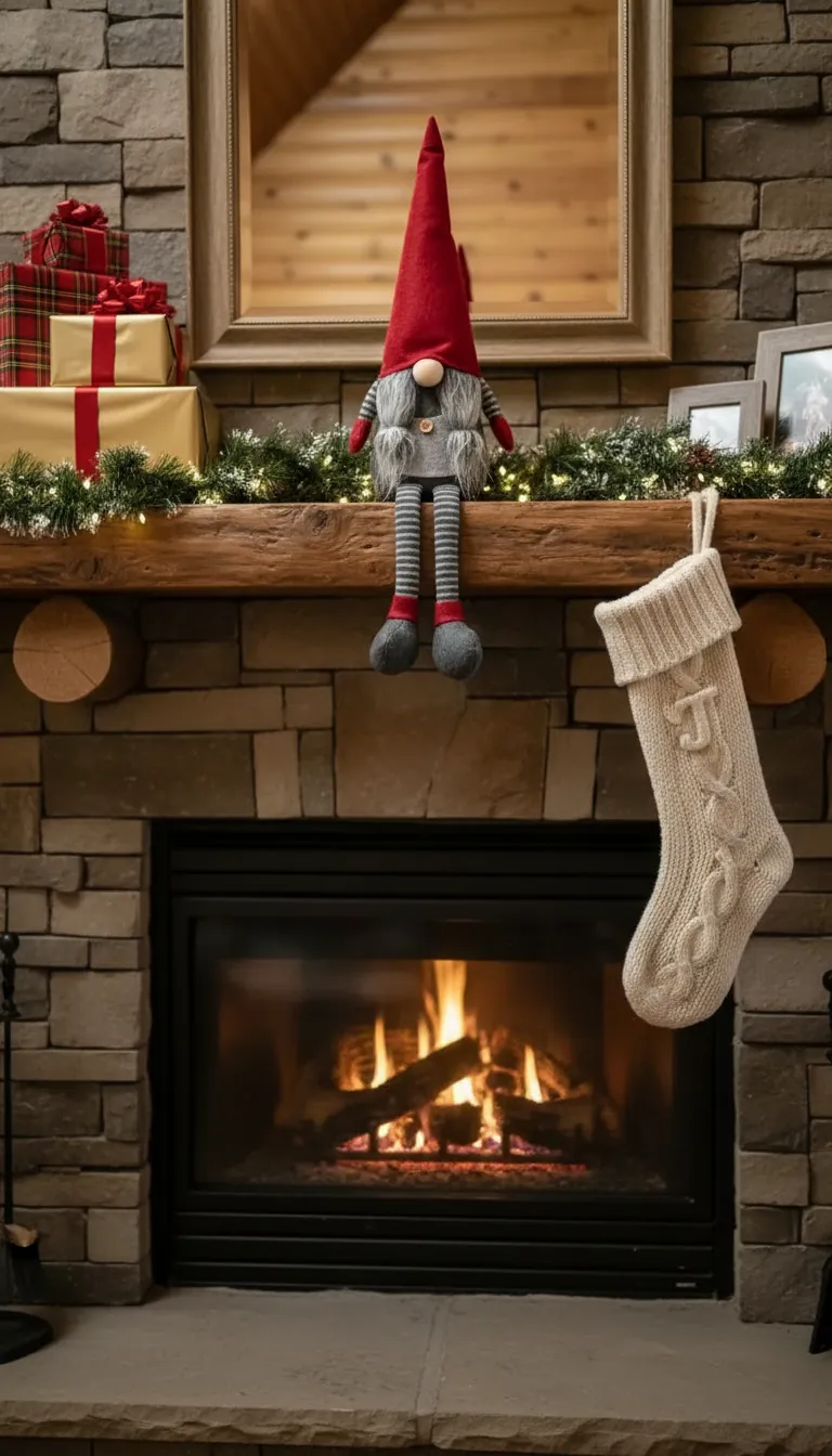 Keçe Gnome Uzun Bacak