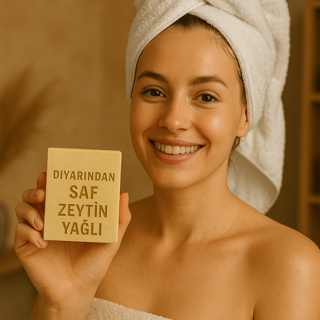 Diyarından Hatay Doğal Saf Zeytinyağlı Sabun 3 Adet (375 Gr)