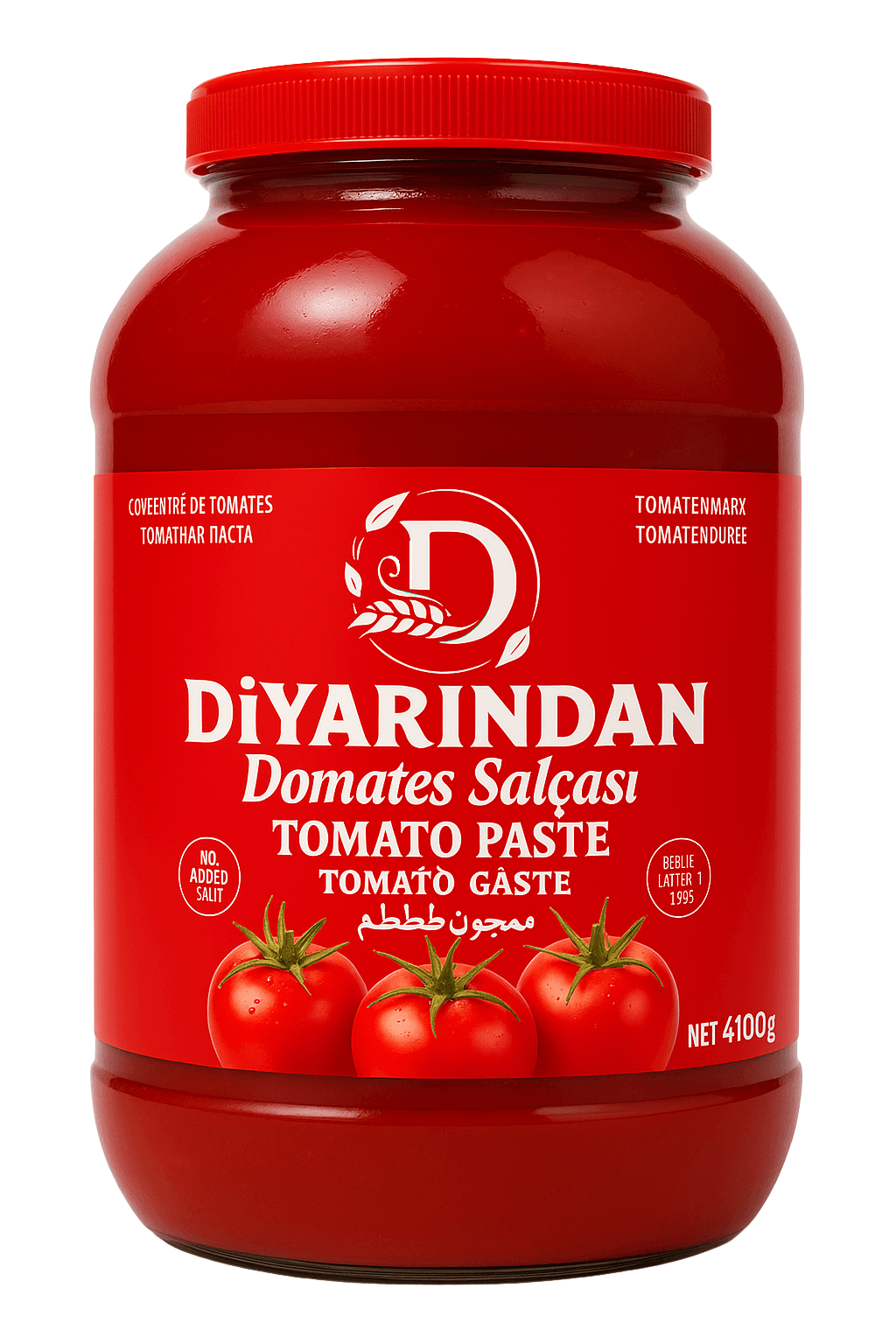 Diyarından Hatay Domates Salçası 4.100 Gr