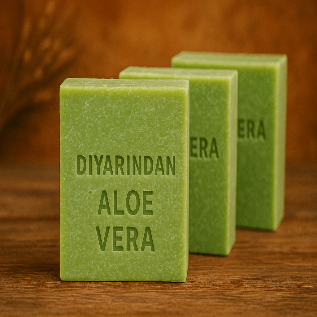 Diyarından Hatay Doğal Aloe Vera Sabunu 3 Adet (375 Gr)