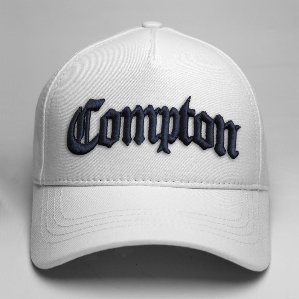 Compton Yüksel Profil Şapka (3D PUFF-Kabartmalı) - Beyaz