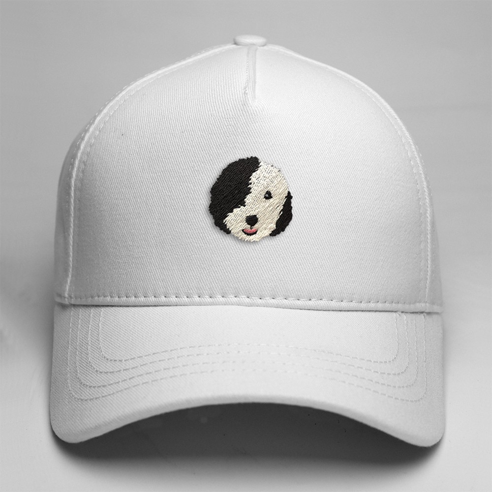 Sheepadoodle Nakışlı Yüksek Profil Şapka