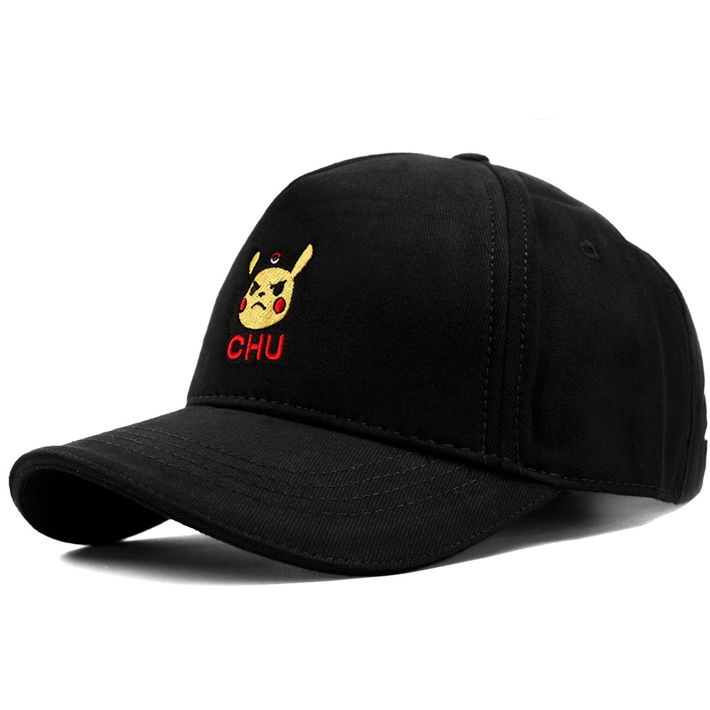 Che Guevara temalı Pikachu ( CHU ) Şapka - Si̇yah