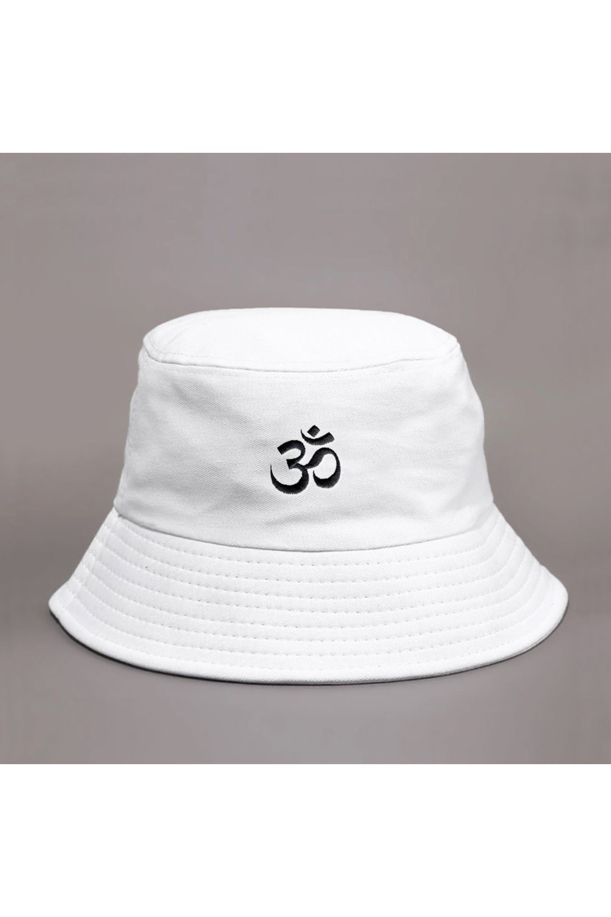 OM Sembol İşlemeli Bucket Şapka
