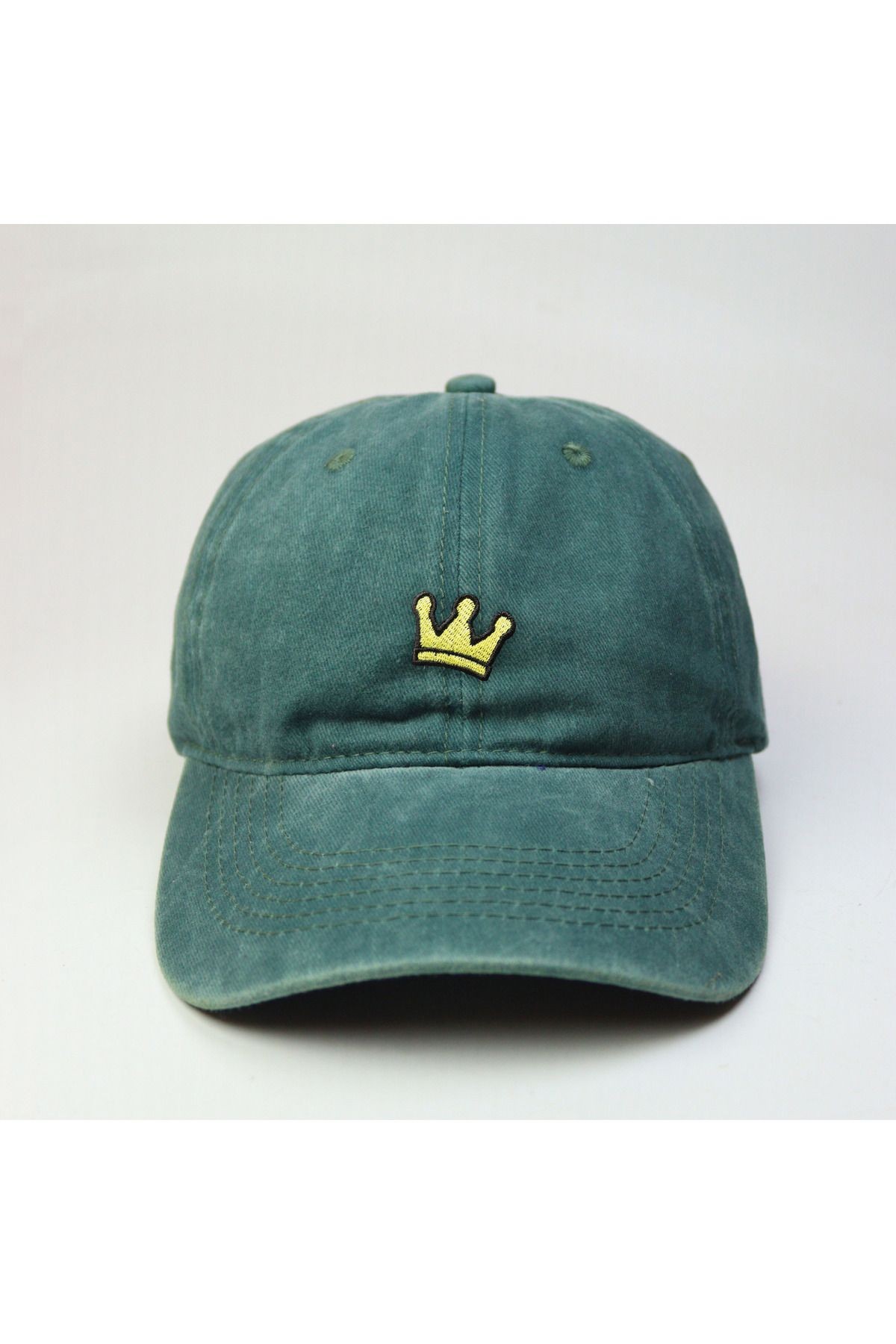 King Cool Şapka , Nakış Işlemeli - Mint Yeşili