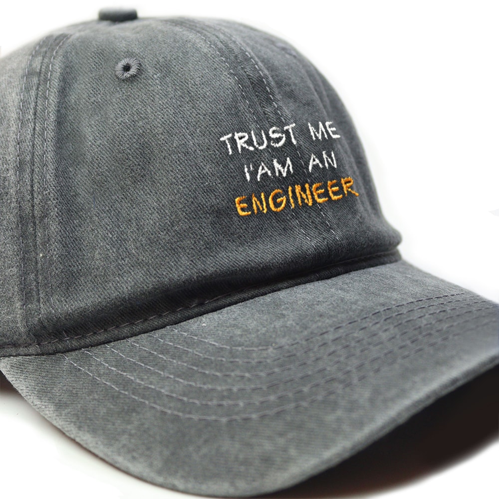 Mühendis Şapka, Trust me i'm an Engineer Yıkamalı Şapka