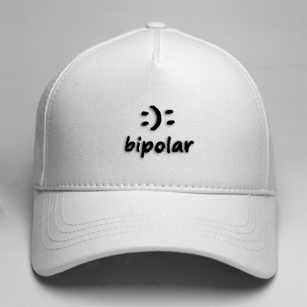 Bipolar Yüksek Profil Şapka - Beyaz