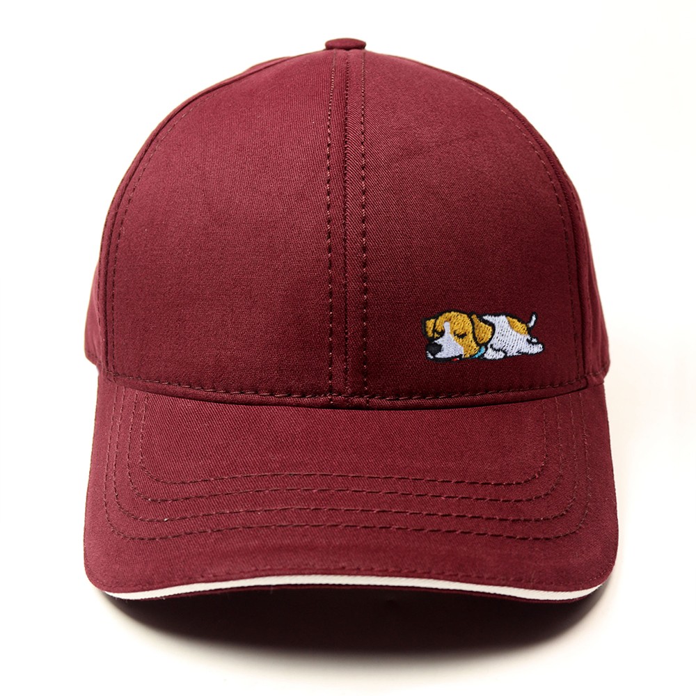 Tembel Köpek Şapka - Bordo