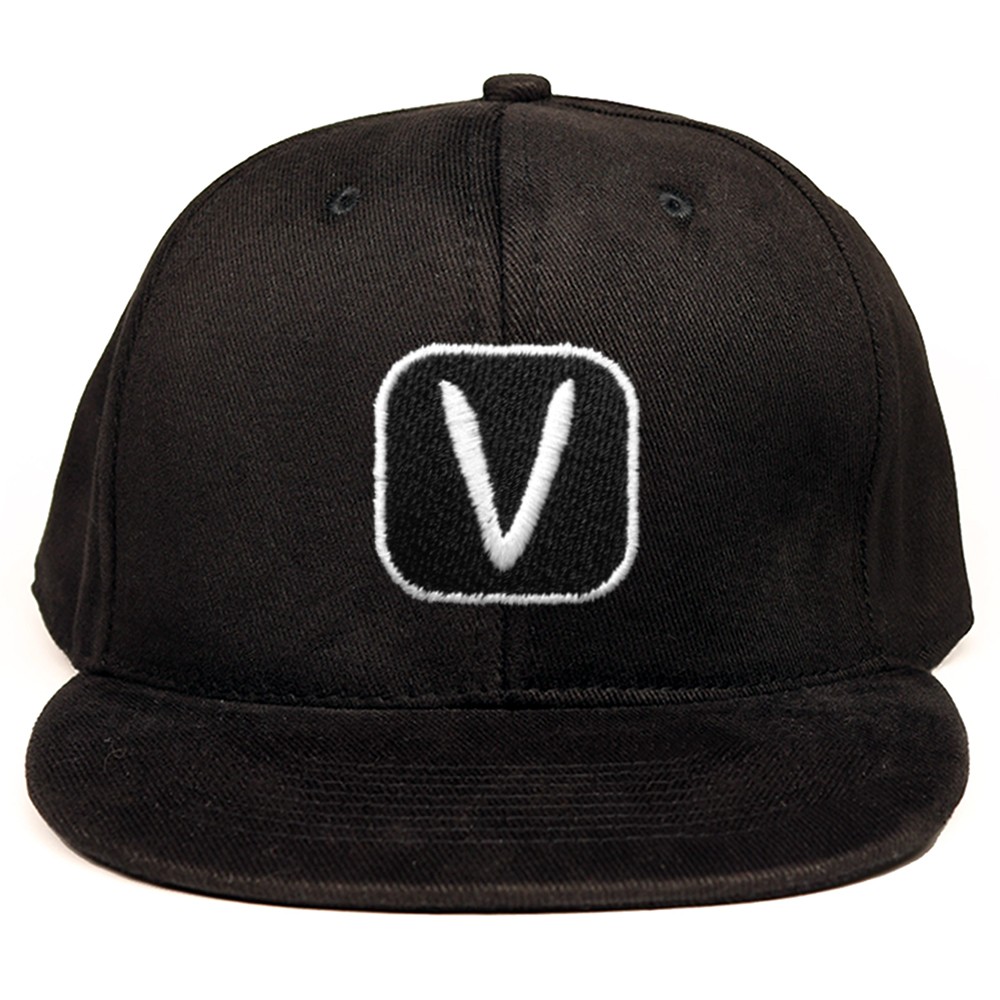 V Harf Logo Hip Hop Şapka