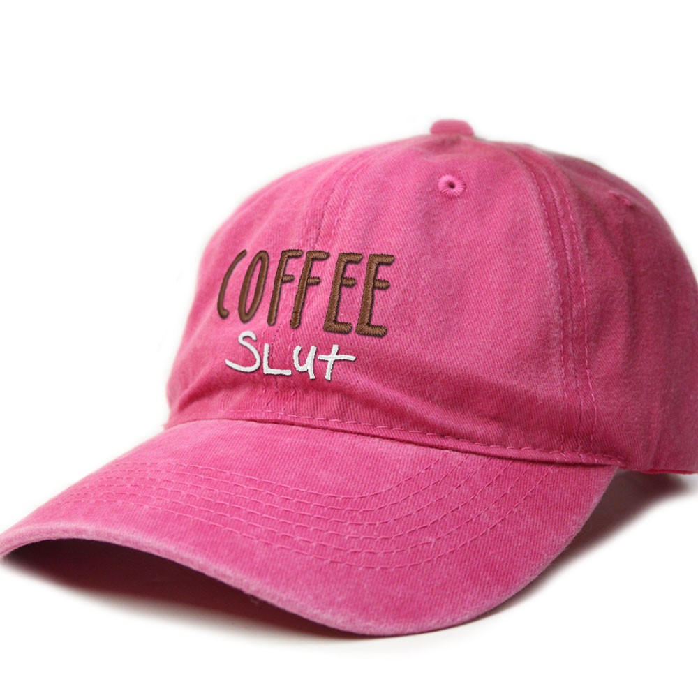 Coffe Slut Kahve Bağımlısı Yıkamalı Eskitme Şapka