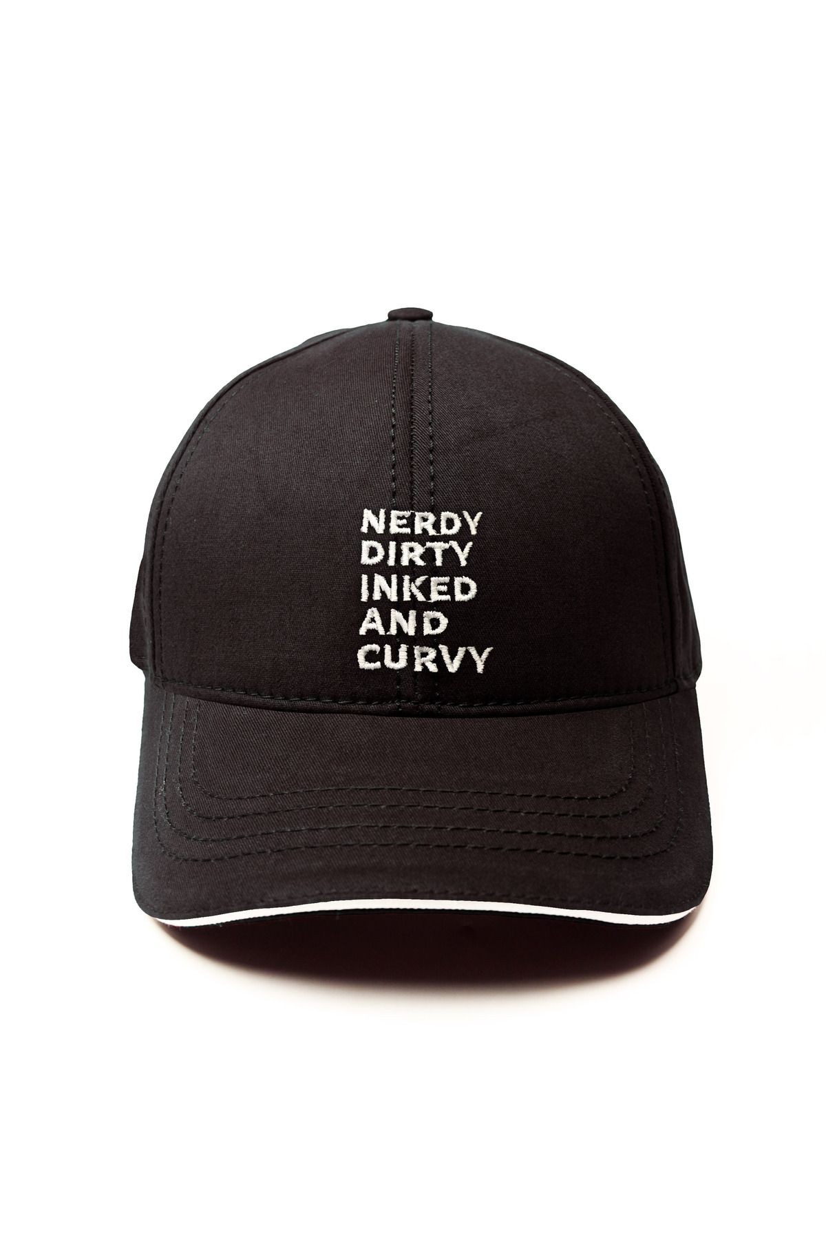 Nerdy Dirty Şapka - siyah