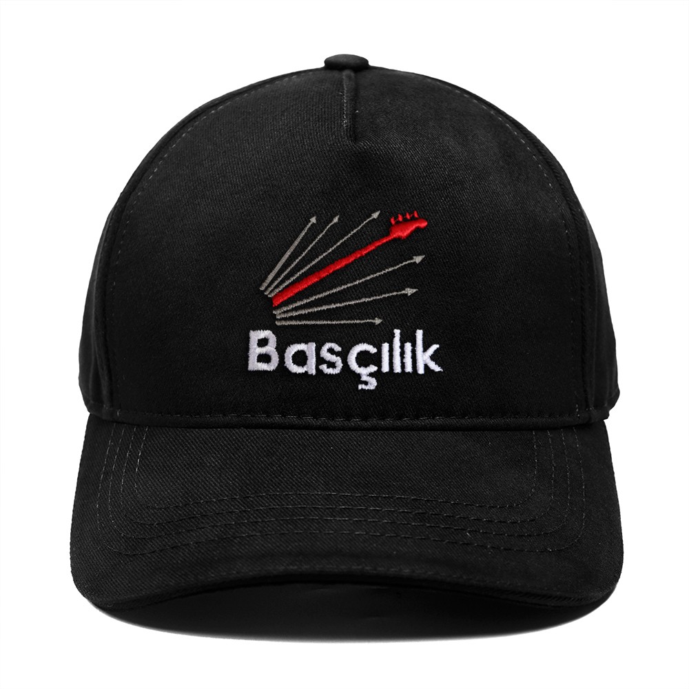 Bas Gitar - Basçılık Müzisyen Yüksek Profil Şapka - Siyah