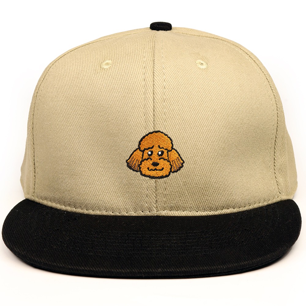 Poodle işlemeli Hip Hop Şapka