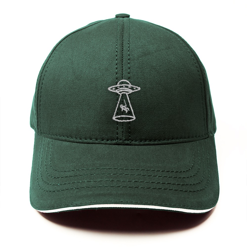 Uzaylı - Ufo temalı Baseball Şapka - Yeşil
